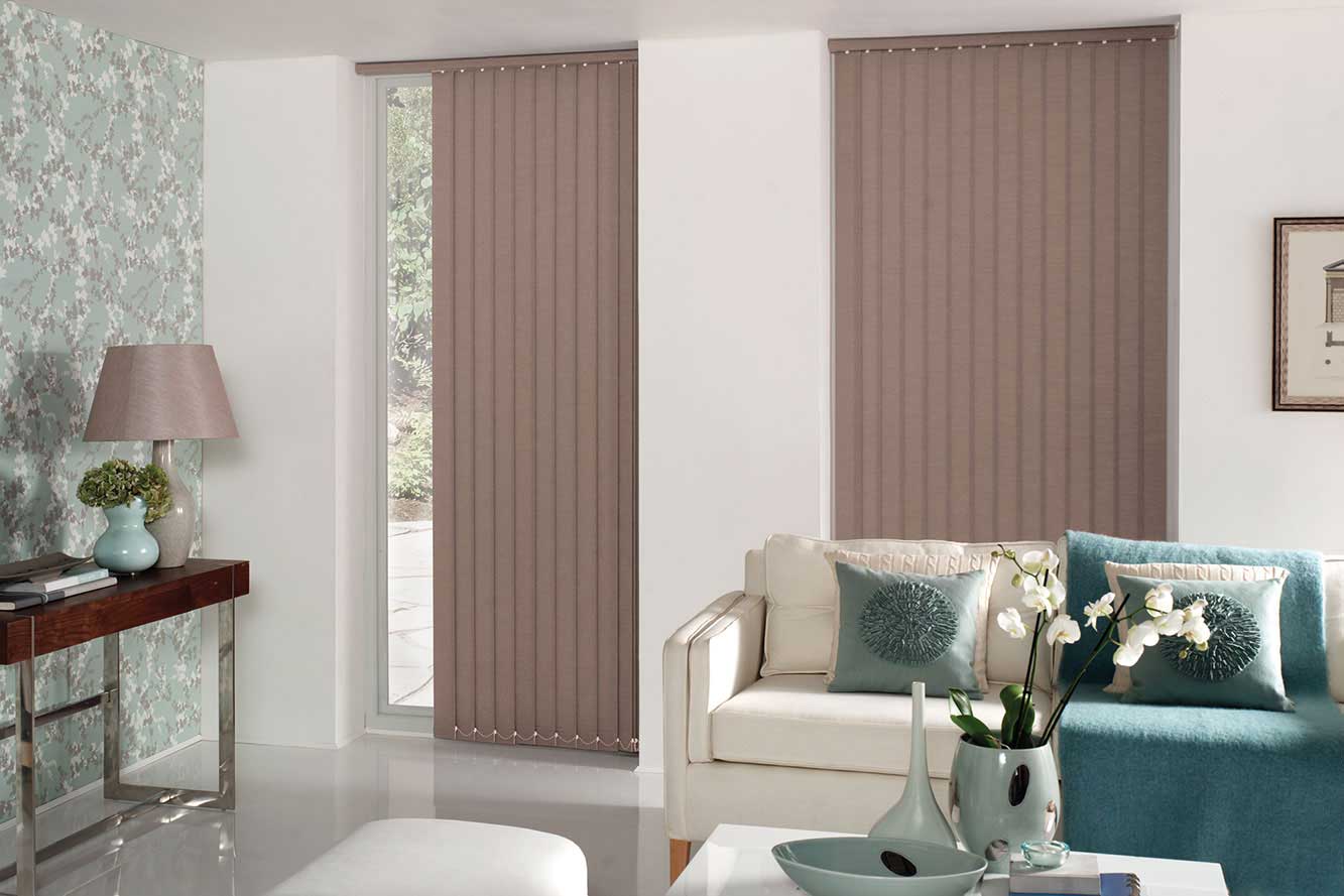 Geneva Pebble 90mm Vertical Blind