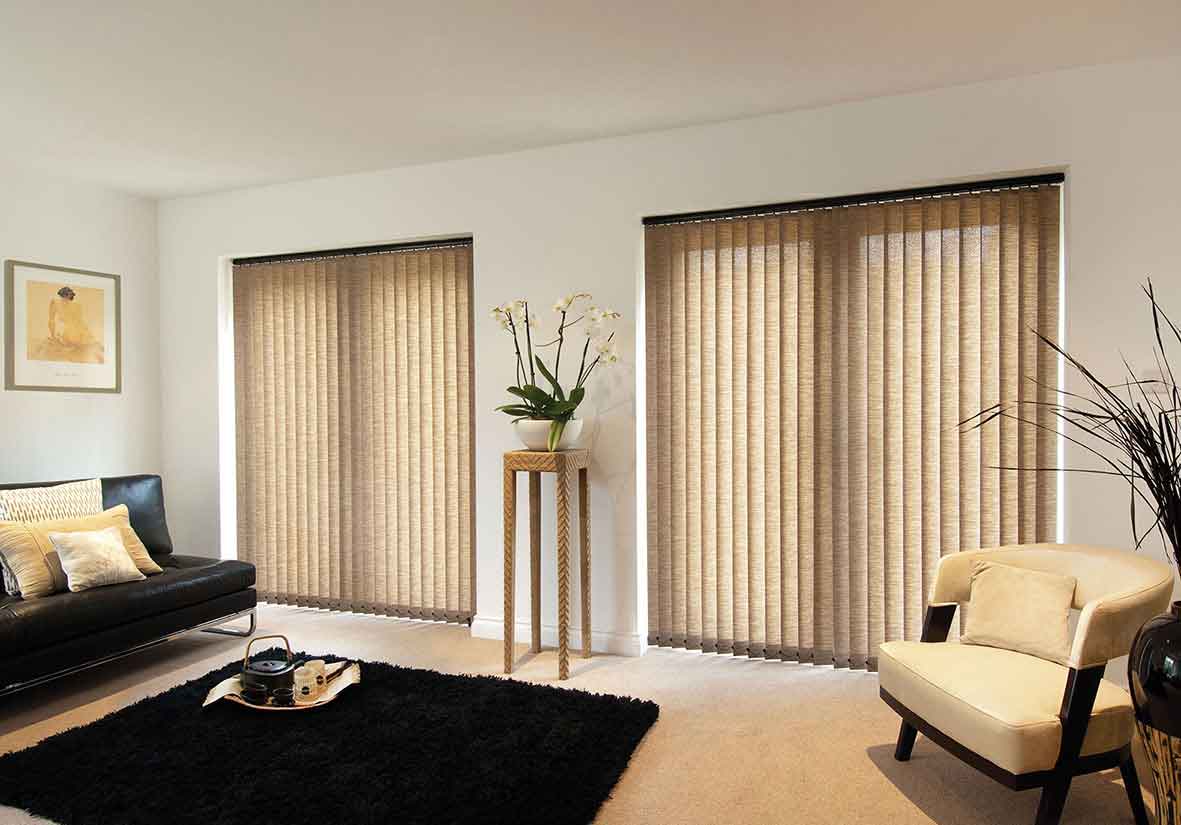 Designer Fabric Hampton Boat House 90mm Vertical Blind